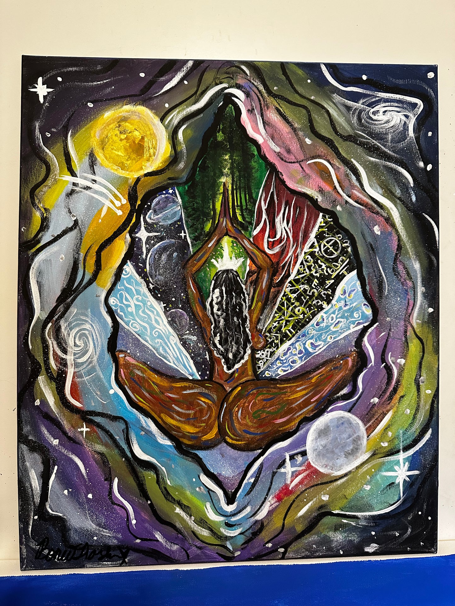 “Womb Of The True Goddess” (Original Paintings)