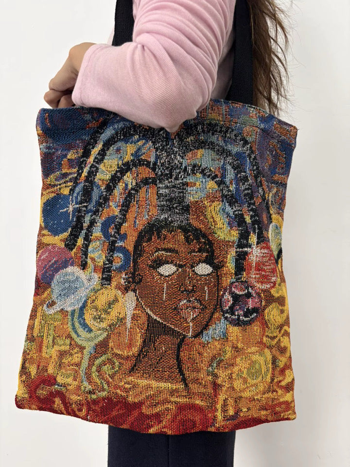PRE-ORDER | Divine Alignment Tapestry Tote Bag￼