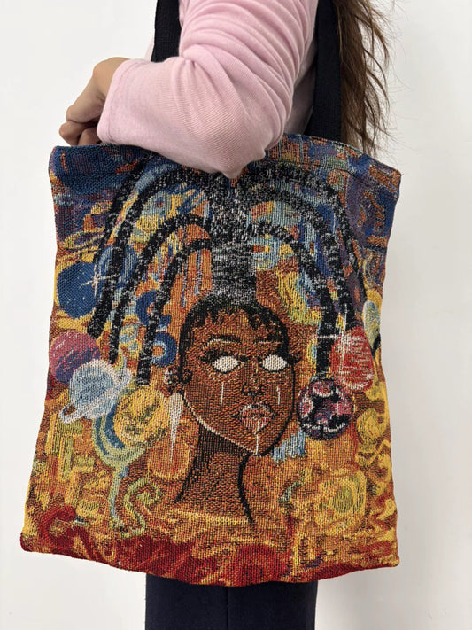PRE-ORDER | Divine Alignment Tapestry Tote Bag￼